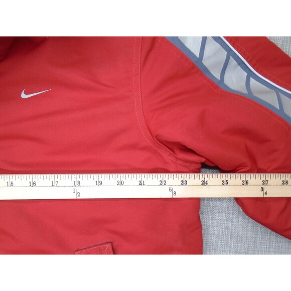 Vintage Nike Jacket Men's Small Polyester & Fleece Red - Picture 7 of 16